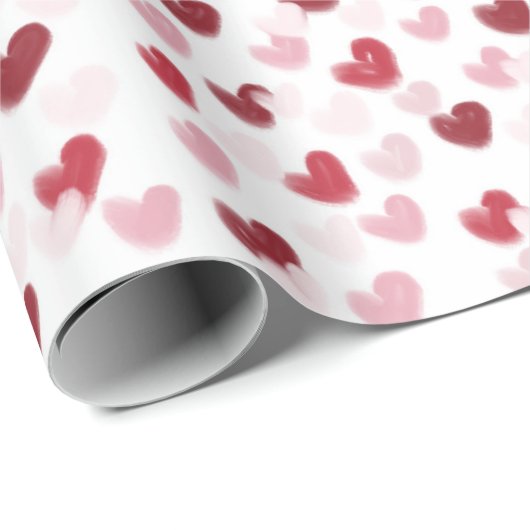 Liebe Hearts Geschenkpapier (Rolleneckpunkt)