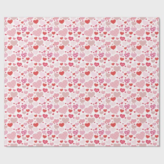 Liebe Hearts Geschenkpapier (Flach)