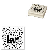 Liebe Hearts Gummistempel (Stempel)