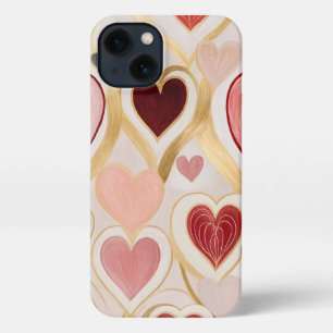 Liebe Hearts iPhone 13 Hülle