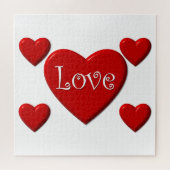 Liebe Hearts Jigsaw Puzzle (Horizontal)