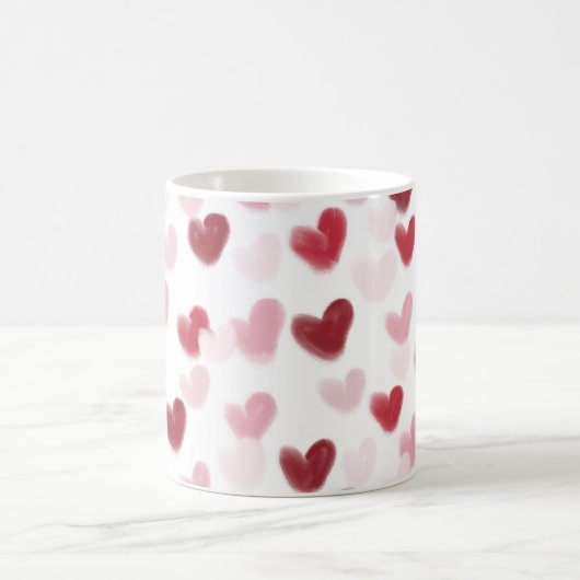 Liebe Hearts Kaffeetasse (Mittel)