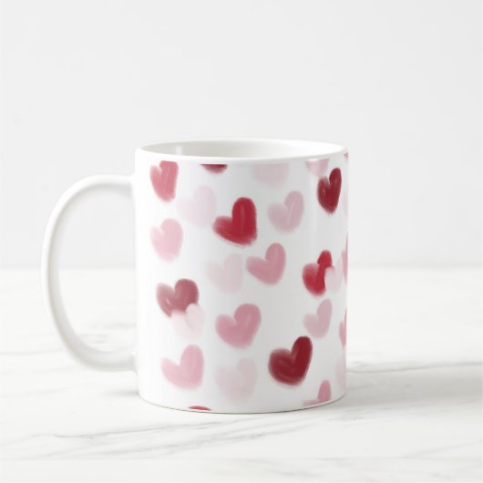 Liebe Hearts Kaffeetasse (Links)