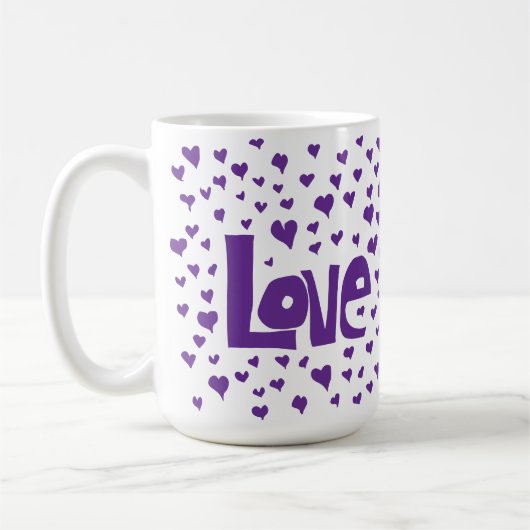 Liebe Hearts Kaffeetasse (Links)