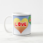 Liebe Hearts Kaffeetasse (Links)