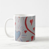 Liebe Hearts Kaffeetasse (Links)