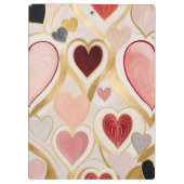 Liebe Hearts Klemmbrett (Rückseite)