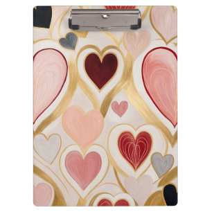 Liebe Hearts Klemmbrett