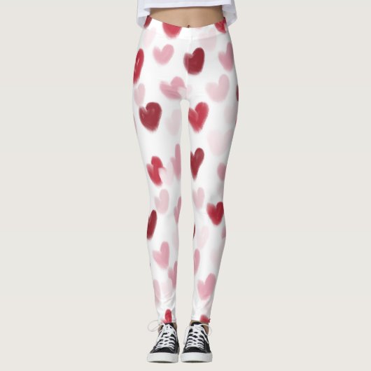Liebe Hearts Leggings (Vorderseite)