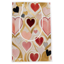 Liebe Hearts Mittlere Geschenktüte