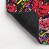 Liebe Hearts Mousepad (Ecke)
