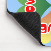 Liebe Hearts Mousepad (Ecke)