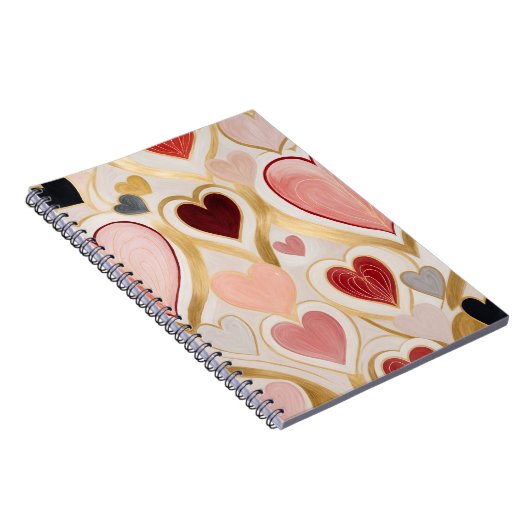Liebe Hearts Notizblock (Rechte Seite)