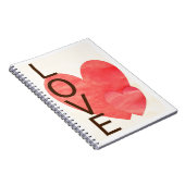 Liebe Hearts Notizblock (Rechte Seite)