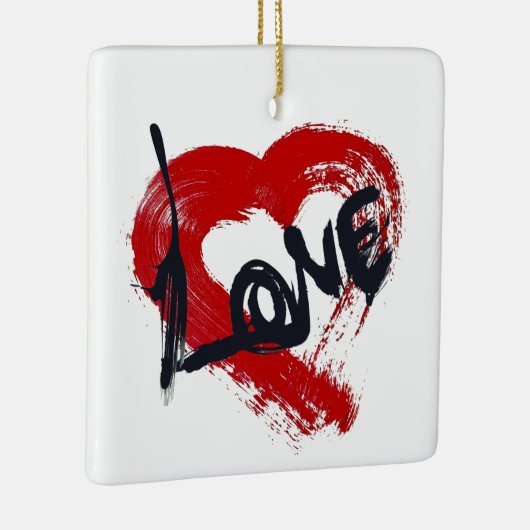 Liebe Hearts Ornament (Rechts)