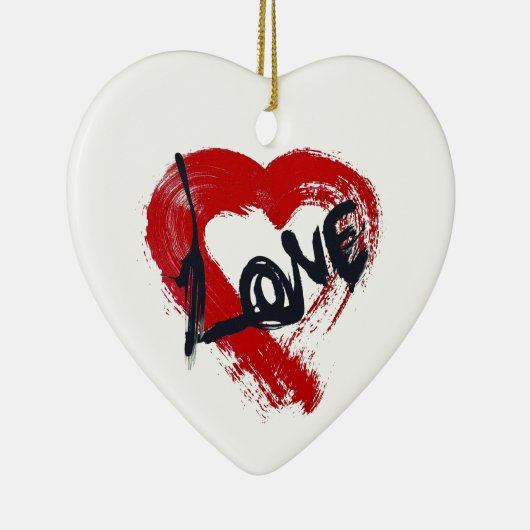 Liebe Hearts Ornament (Rechts)