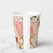 Liebe Hearts Pappbecher (Rechts)