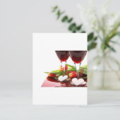 LIEBE HEARTS POSTKARTE (Stehend Vorderseite)