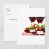 LIEBE HEARTS POSTKARTE (Vorne/Hinten)
