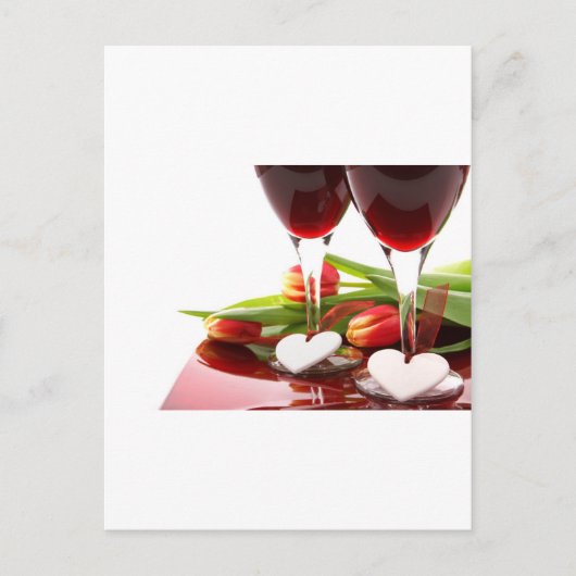 LIEBE HEARTS POSTKARTE (Vorderseite)