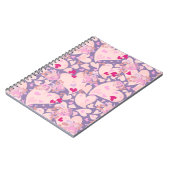 Liebe Hearts & Rose Notebook Notizblock (Linke Seite)