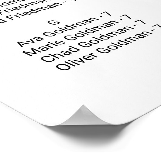 Liebe Hearts | Rote Sitzkarte Poster (Ecke)