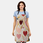Liebe Hearts Schürze (Getragen)