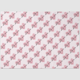 Liebe Hearts Seidenpapier