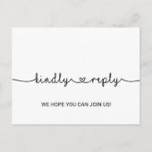 Liebe Hearts Song Request UAWG Postcard Einladungspostkarte (Vorderseite)