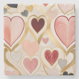 Liebe Hearts Steinuntersetzer