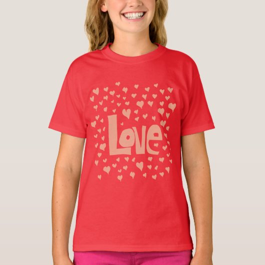 Liebe Hearts T-Shirt (Vorderseite)