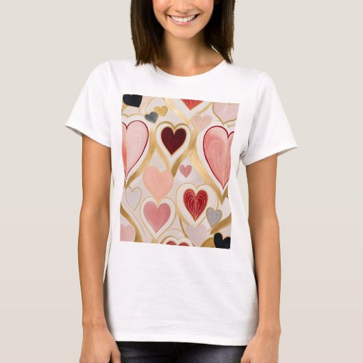 Liebe Hearts T-Shirt (Vorderseite)