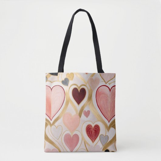 Liebe Hearts Tasche (Vorderseite)