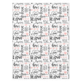 Liebe Hearts Tischdecke (Vorderseite)