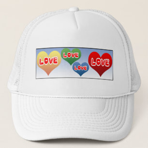 Liebe Hearts Truckerkappe
