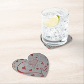 Liebe Hearts Untersetzer (Vor Ort)
