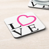 Liebe Hearts Untersetzer (Linke Seite)