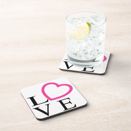Liebe Hearts Untersetzer (Rechte Seite)