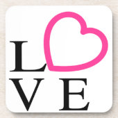 Liebe Hearts Untersetzer (Vorderseite)