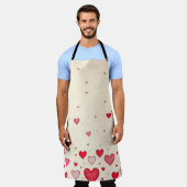 Liebe Hearts Valentines Wedding - Schürze (Getragen)