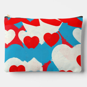 Liebe Hearts Zubehörtasche