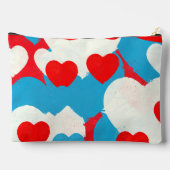 Liebe Hearts Zubehörtasche (Rückseite)