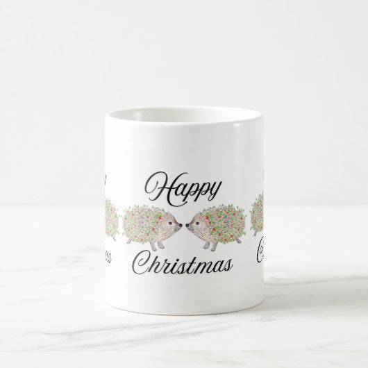 Liebe Hedghogs Weihnachten Kaffeetasse (Mittel)