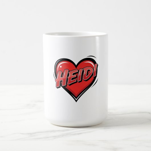 Liebe Heidi Kaffeetasse (Mittel)