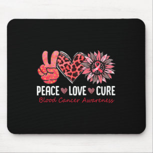 Liebe heilen Blutkrebs Bewusstsein Roter Sonnenflu Mousepad