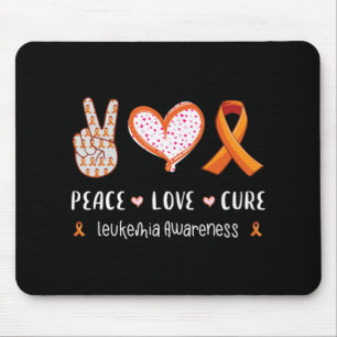 Liebe heilen Leukämie Bewusstsein Männer Kinder Mousepad