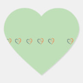 Liebe heilt Herz-Aufkleber (Vorderseite)