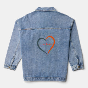 Liebe heilt jeansjacke