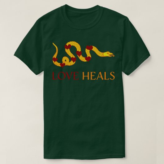 Liebe Heilt modifizierte Markierung oder Die T-Shirt (Design vorne)