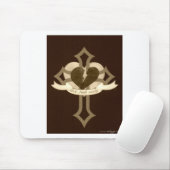 Liebe heilt sicher - Sepia Mousepad (Mit Mouse)